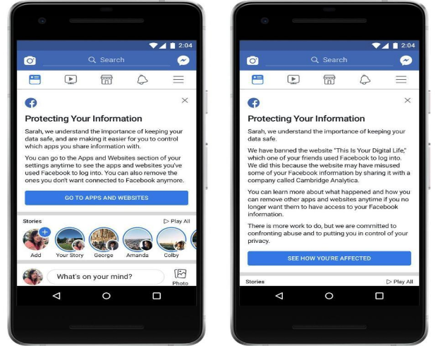 Facebook Protecting Your Information