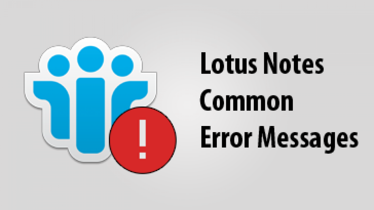 lotus notes 8.5 troubleshooting guide