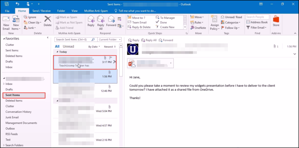 How to Recall Sent Emails in Outlook 2010, 2013, 2016 in