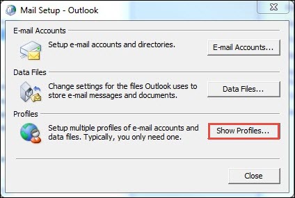 exchange multiple outlook 2010 opened gets again window where click