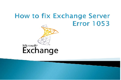 Exchange Transport Service Error 1053