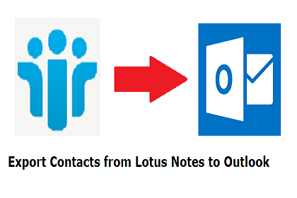 Export Contacts from Lotus Notes to Outlook