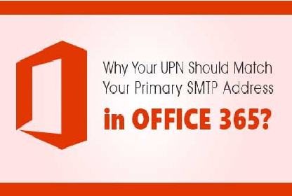 Why Your UPN Should Match Your Primary SMTP Address