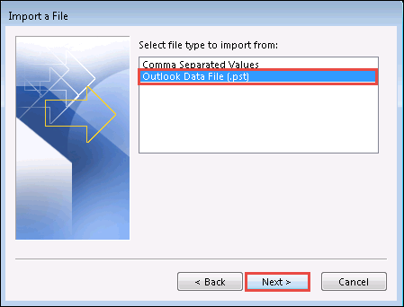 Outlook Data File (.pst)