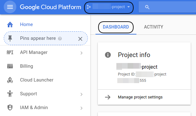 create cloud platform projects