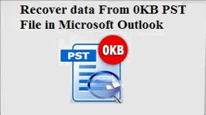 recover data from a 0 Kb Outlook PST file
