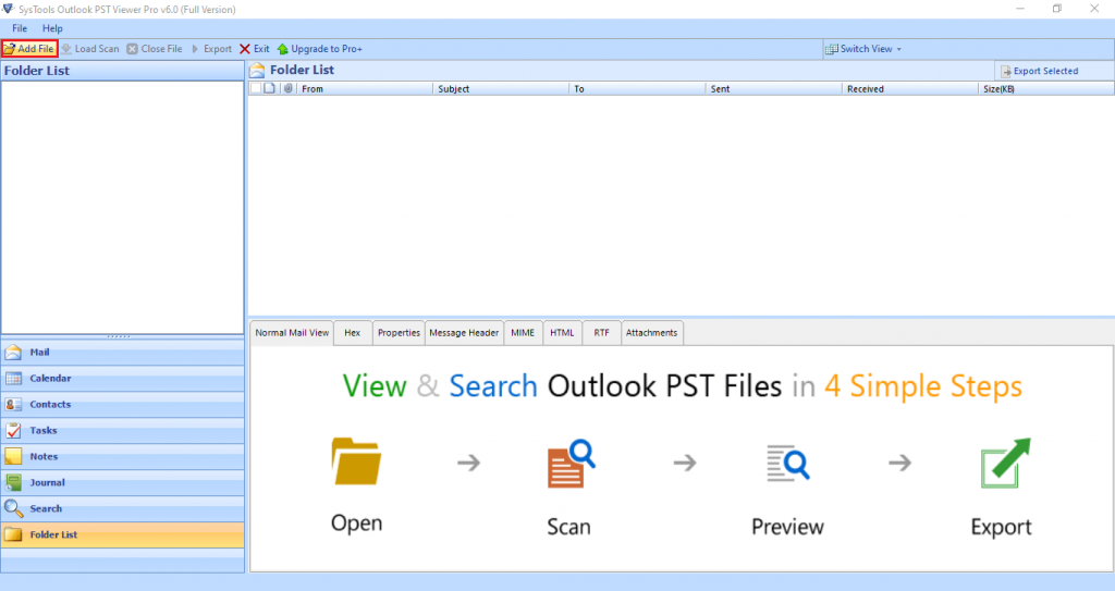 Add File to Search an Email in Outlook