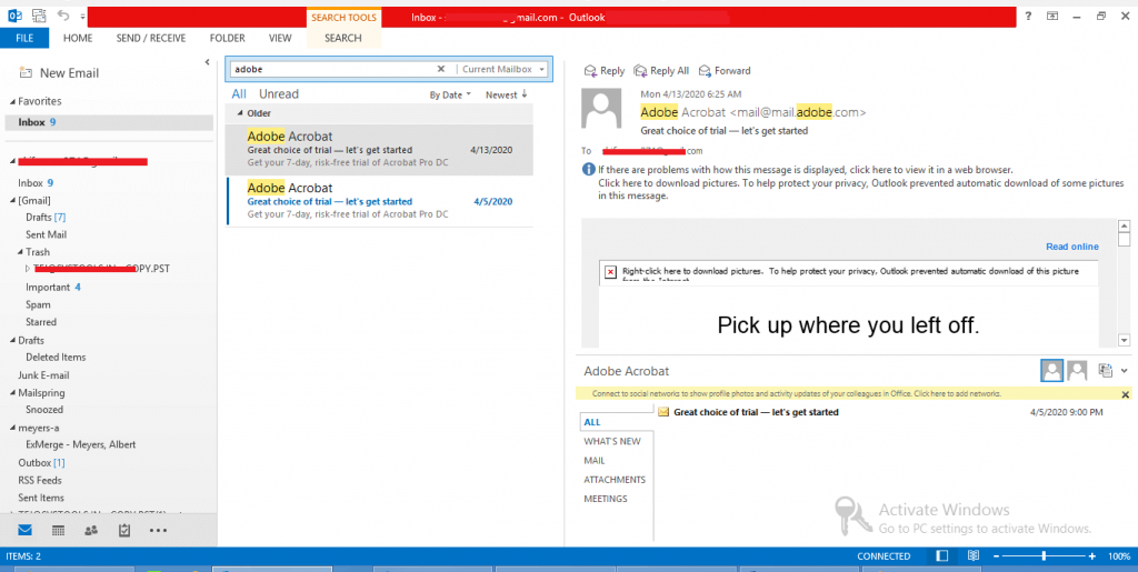 Search An Email In Outlook Manually How To Find Emails From PST Files