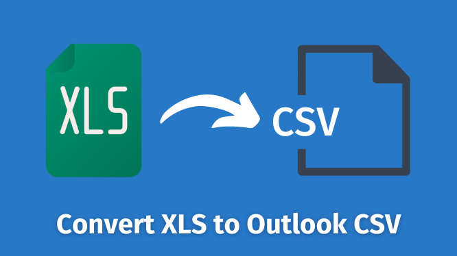 Convert XLS to Outlook CSV